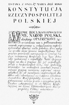 Składająca się ze 126 artykułów konstytucja została uchwalona 21 marca 1919 r.