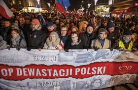 Marsz KOD, Warszawa, 13.12.2016 r.