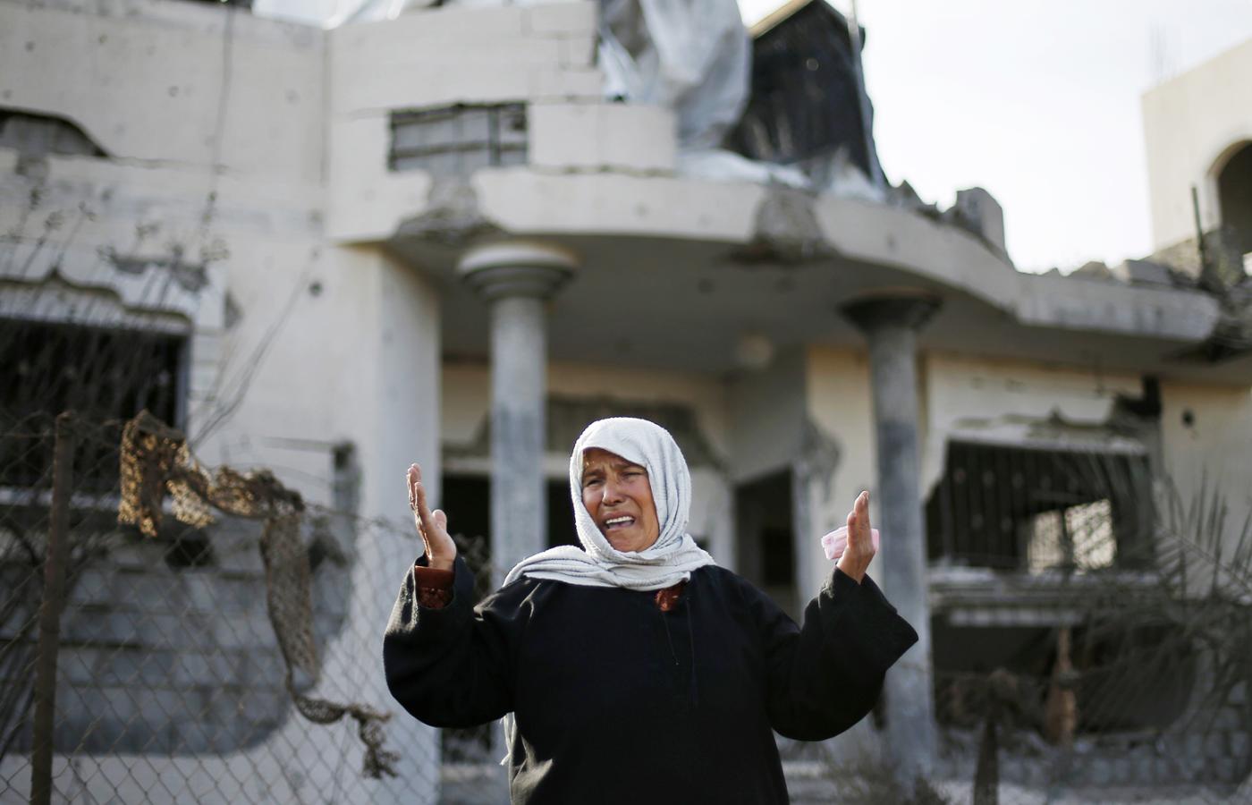 Beit Hanoun w Strefie Gazy po ataku Izraela, 16 listopada 2012 r.