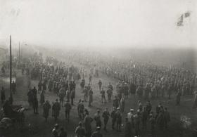 La Mandria di Chivasso (Włochy), 15 stycznia 1918. Odjazd kontyngentu Armii Polskiej do Francji.