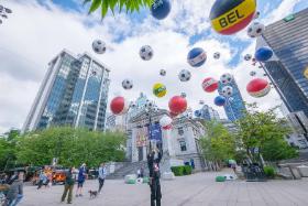 Mundialowa instalacja w Vancouver w Kanadzie