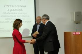 Anna Wylegała, laureatka za debiut.