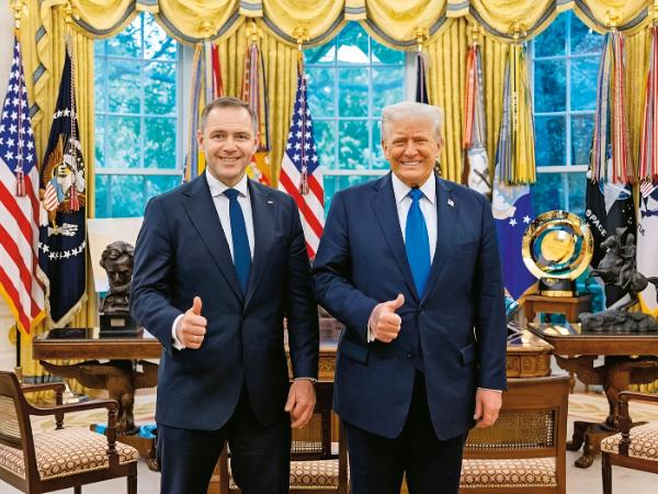 Donald Trump i Karol Nawrocki