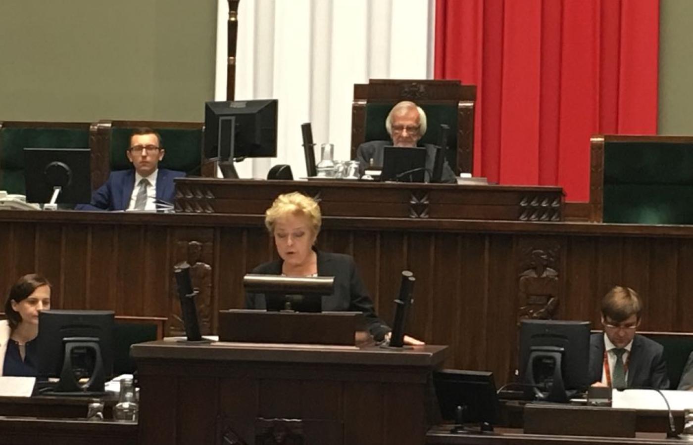 Prof. Gersdorf wystąpiła przed Sejmem