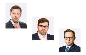 Muszkieterowie Sasina: (od góry) Ryszard Madziar, Andrzej Śliwka, Piotr Rycerski.