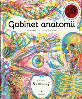 Kate Davies (tekst), Carnovsky (ilustracje), Gabinet anatomii, Dwie Siostry, Warszawa 2017. Dla odmiany na koniec coś bardzo, a nawet skrajnie konkretnego – atlas anatomiczny wykorzystujący dobrze znaną technikę stereoskopii. Patrząc na hiperrealistyczne rysunki, możemy użyć trzech różnych kolorowych szkieł. W zależności od tego, którego użyjemy – raz zobaczymy sam szkielet, raz grupy mięśni, a raz narządy wewnętrzne. Wydawca poleca książkę dla dzieci 8+, ale jej potencjał edukacyjny jest tak duży, że bez obaw mogą korzystać z niej również nastolatki. Przed zajęciami z biologii w sam raz.