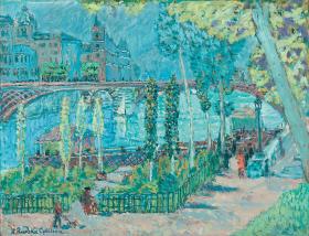 Hanna Rudzka-Cybisowa, „Nad Sekwaną”, 1933 r.