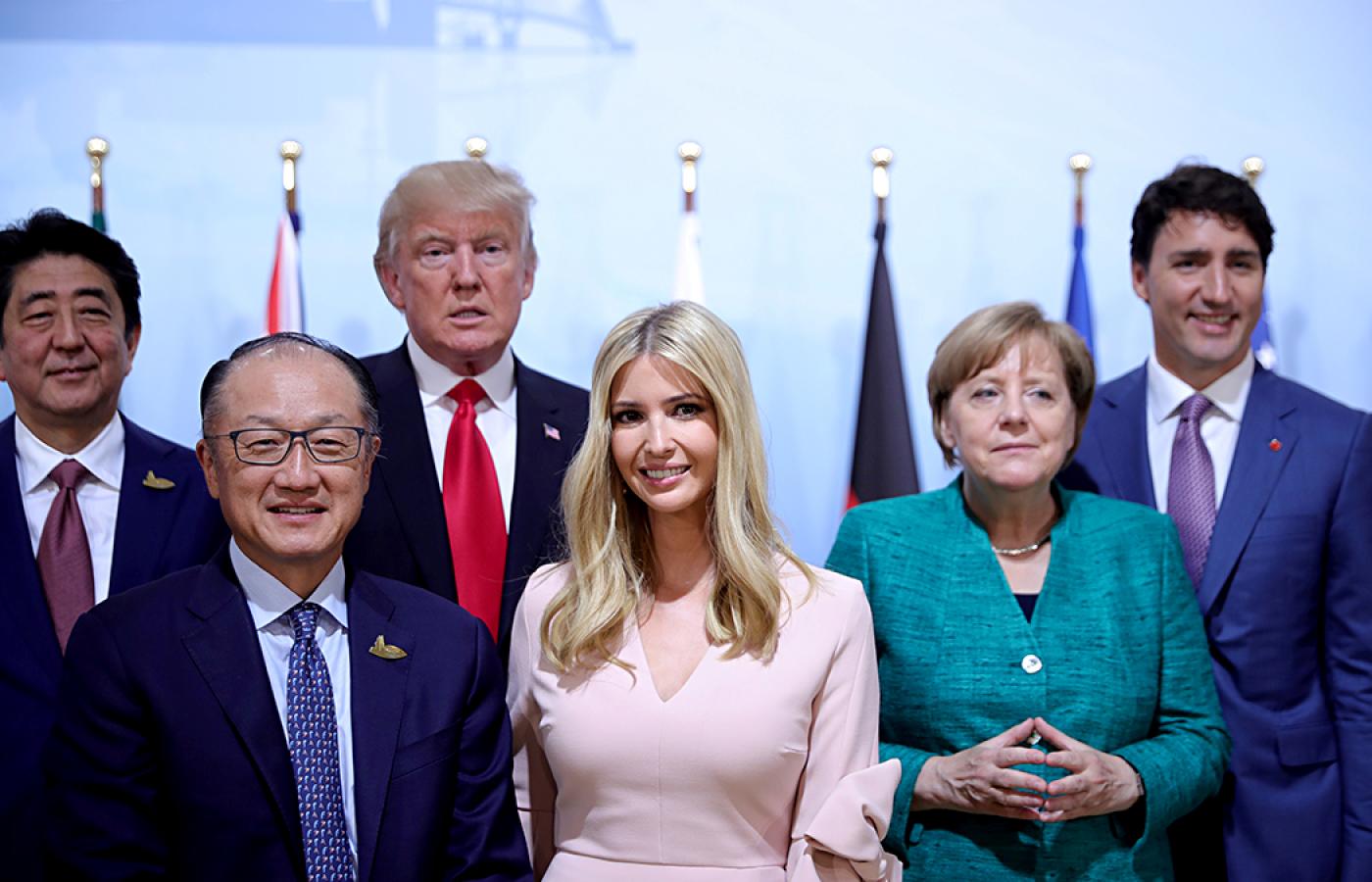 Ivanka Trump zajmuje miejsce ojca podczas obrad szczytu G20.