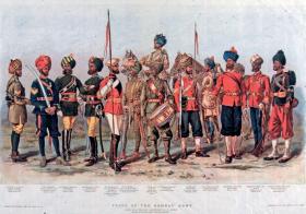 Żołnierze Armii Bombaju, ok. 1880 r.