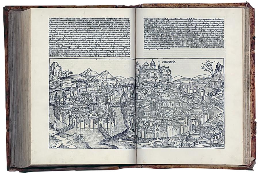 Liber Chronicarum pióra Hartmanna Schedla, 1493 r., Norymberga.