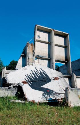 Dzieło w miejscowości Połonne na Ukrainie, 2010 r.