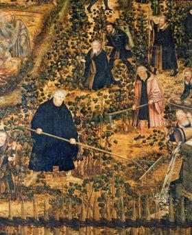 Marcin Luter w winnicy, alegoryczny obraz Lucasa Cranacha (Młodszego) z 1569 r.