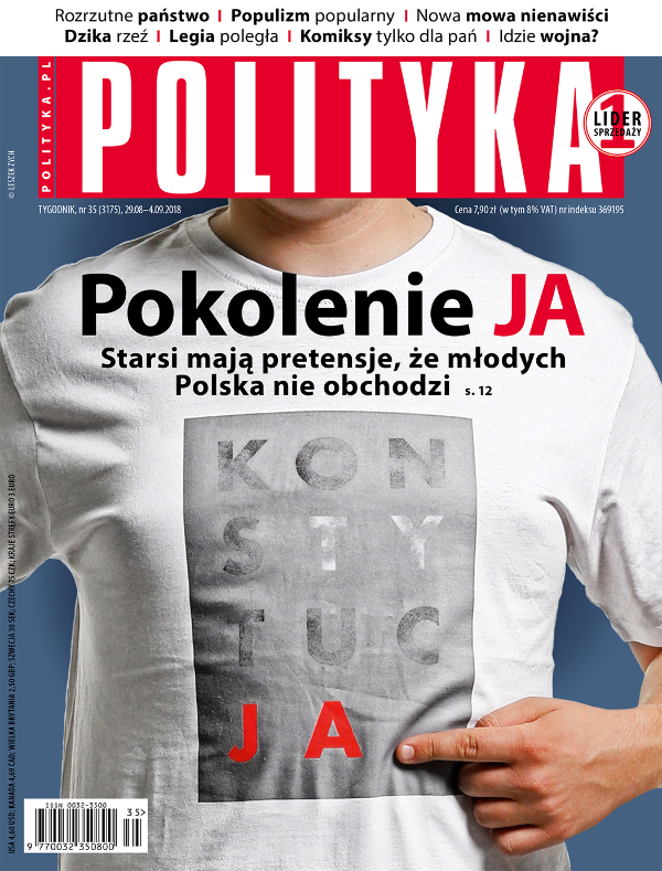 okładka - Polityka 35 2018
