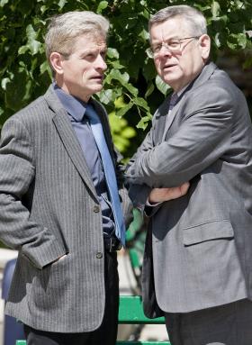 Najbardziej medialni prezydenccy doradcy: Roman Kuźniar (z lewej) i Tomasz Nałęcz.