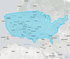 USA w porównaniu z Europą.