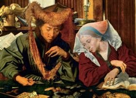 Marinus van Reymerswaele, „Bankier i jego żona”, 1539 r.