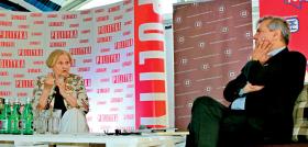 Prof. Ewa Łętowska z Jerzym Baczyńskim