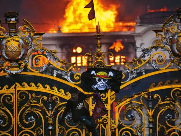 Protesty Kenia Katmandu