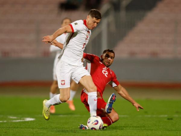Polska po męczarniach wygrała z niżej notowaną Maltą 3:2 w eliminacjach do mundialu 2026. 17 listopada 2025 r.