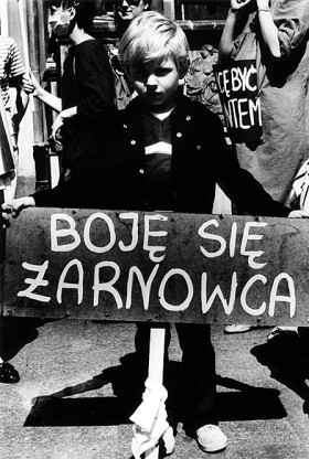 Protest. Maj 1986