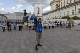 Pikieta przed Pałacem Prezydenckim, 14.06.2022 r.