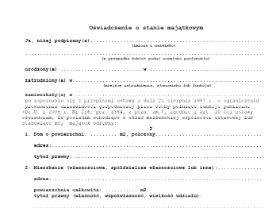 CBA tłumaczy, że w Polsce jest kilkadziesiąt aktów prawnych regulujących obowiązek składania oświadczeń majątkowych oraz kilkanaście wzorów formularzy, w zależności od grupy zawodowej.