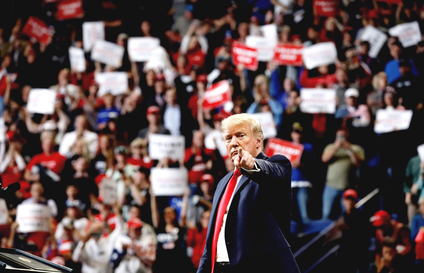 Donald Trump w kampanii, Lexington w Kentucky, 4 listopada 2019 r.