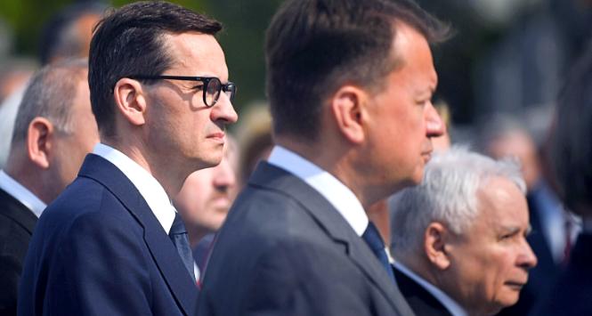 Mateusz Morawiecki, Mariusz Błaszczak, Jarosław Kaczyński