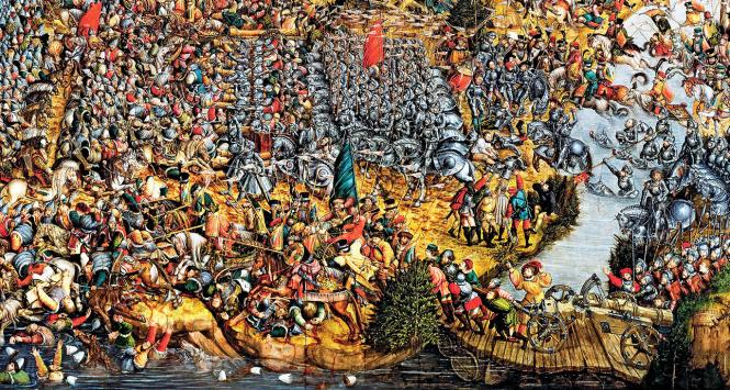 Bitwa pod Orszą - XVI-wieczny obraz Hansa Krella