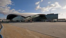 Gotowy terminal na lotnisku w podrzeszowskiej Jasionce. Wybudowany za 100 mln zł., zacznie obsługiwać pasażerów w kwietniu.