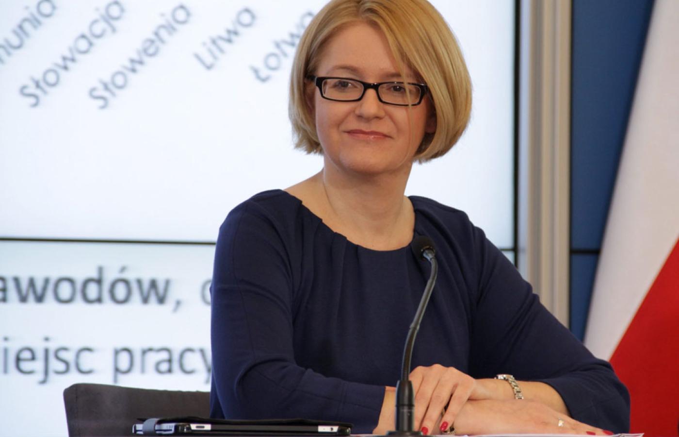 Agnieszka Kozłowska - Rajewicz, pełnomocniczka rządu ds. równego traktowania