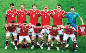 Mundialowa reprezentacja Rosji pokonała w meczu otwarcia Arabię Saudyjską 5:0.