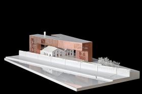 Makieta siedziby Ośrodka Dokumentacji Sztuki Tadeusza Kantora Cricoteka w Krakowie