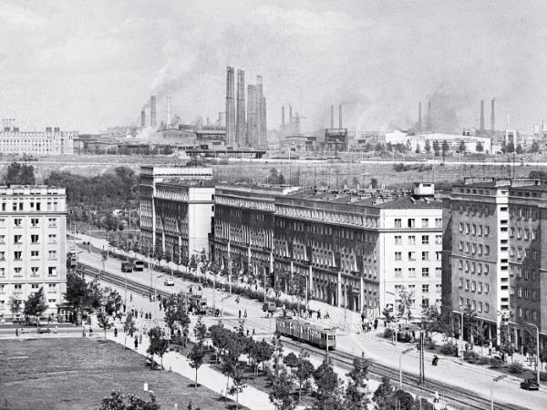 Widok na Nowa Hutę, 1965 r.