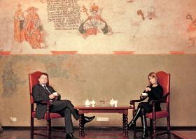 Rodzina Likusów (bracia Wiesław, Tadeusz i Leszek z dziećmi) ma ekskluzywne hotele, restauracje itd. Na zdjęciu: Tadeusz z córką Moniką.