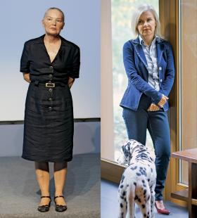 Jadwiga Staniszkis i jej córka Joanna