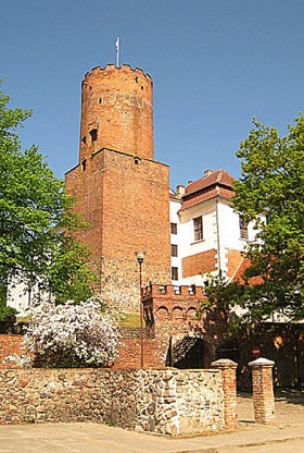 Łagów, baszta joannickiego zamku