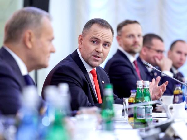 Karol Nawrocki w czasie Rady Gabinetowej, 27 sierpnia 2025 r.