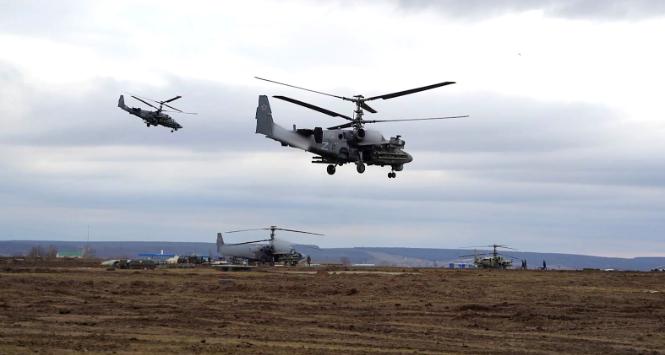 Rosyjskie śmigłowce Ka-52