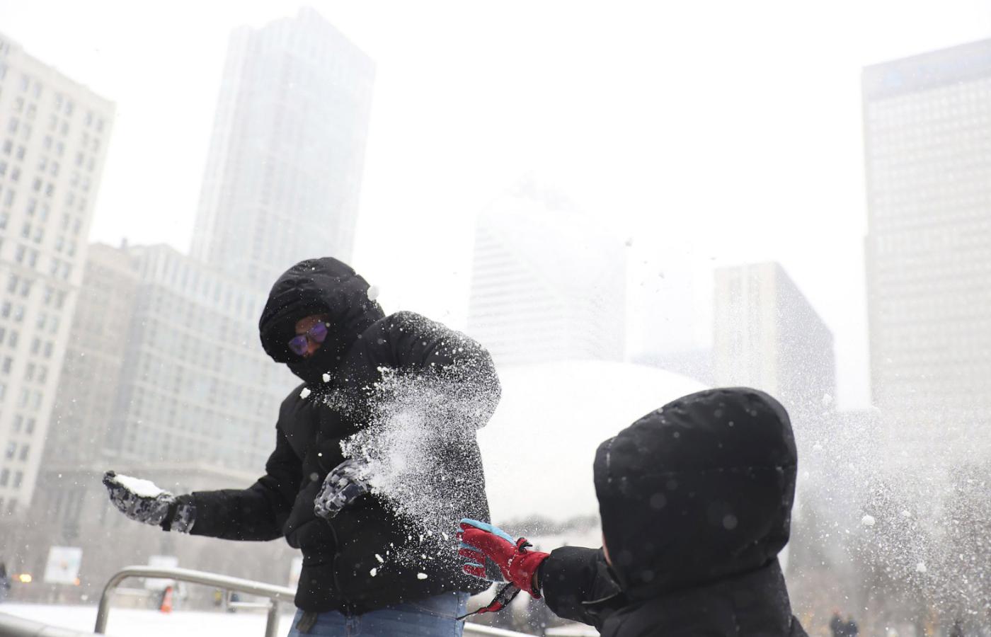 Ekstremalnie zimna pogoda ogarnęła USA. Chicago, 22 grudnia 2022 r.