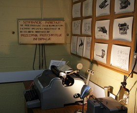 Hel, stanowisko ogniowe niemieckiej baterii Schleswig-Holstein, pokój szyfranta.