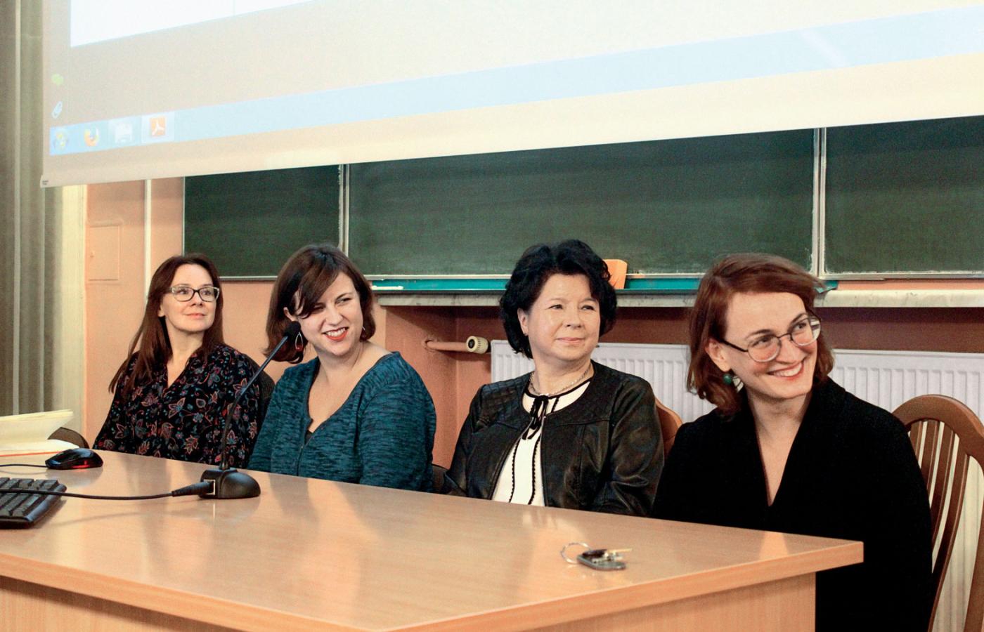 Panelistki: Martyna Bunda, Jolanta Prochowicz, Ewa Maj i Agata Czarnacka
