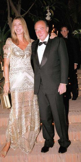 Twórca potęgi Glencore Marc Rich z drugą żoną Gisele.