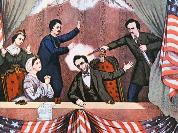 Zabójstwo prezydenta Abrahama Lincolna w 1865 r.