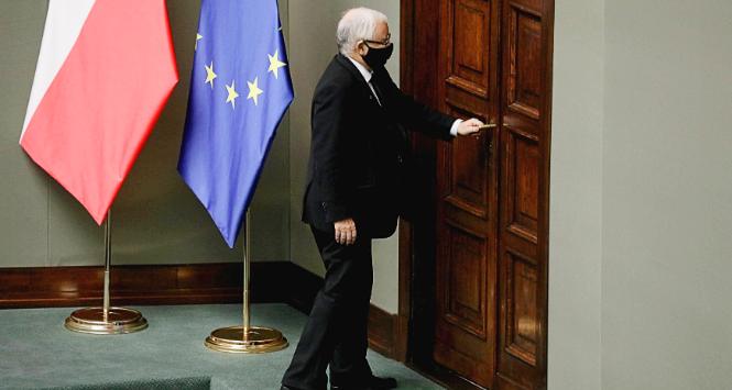 Jarosław Kaczyński w Sejmie