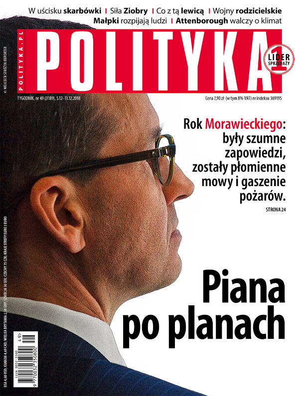 okładka - Polityka 49 2018