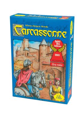 „Carcassonne” – gra planszowa. Przenieś się w okolice Carcassonne, miasta w południowej Francji słynącego ze swej niezwykłej zabudowy zamkowej. Wznoś zamki, buduj drogi, zakładaj klasztory i obsadzaj je swoimi ludźmi. Cena: 61,99 zł.