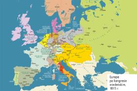 Europa po kongresie wiedeńskim, 1815 r.