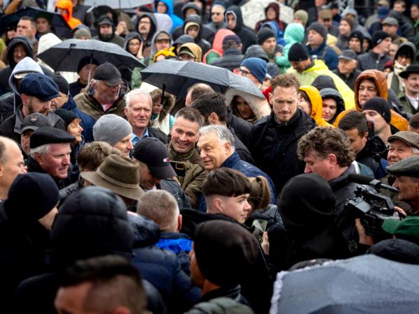 Wiec Viktora Orbána