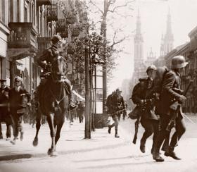 Walki na ul. Marszałkowskiej w Warszawie